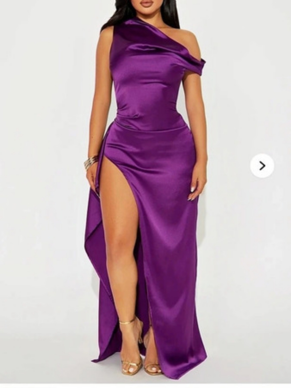 Satin Maxi Dress